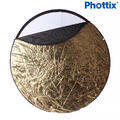 Phottix reflektor 5 i 1 56 cm sirkulær Sammenleggbar reflektor med 5 overflater